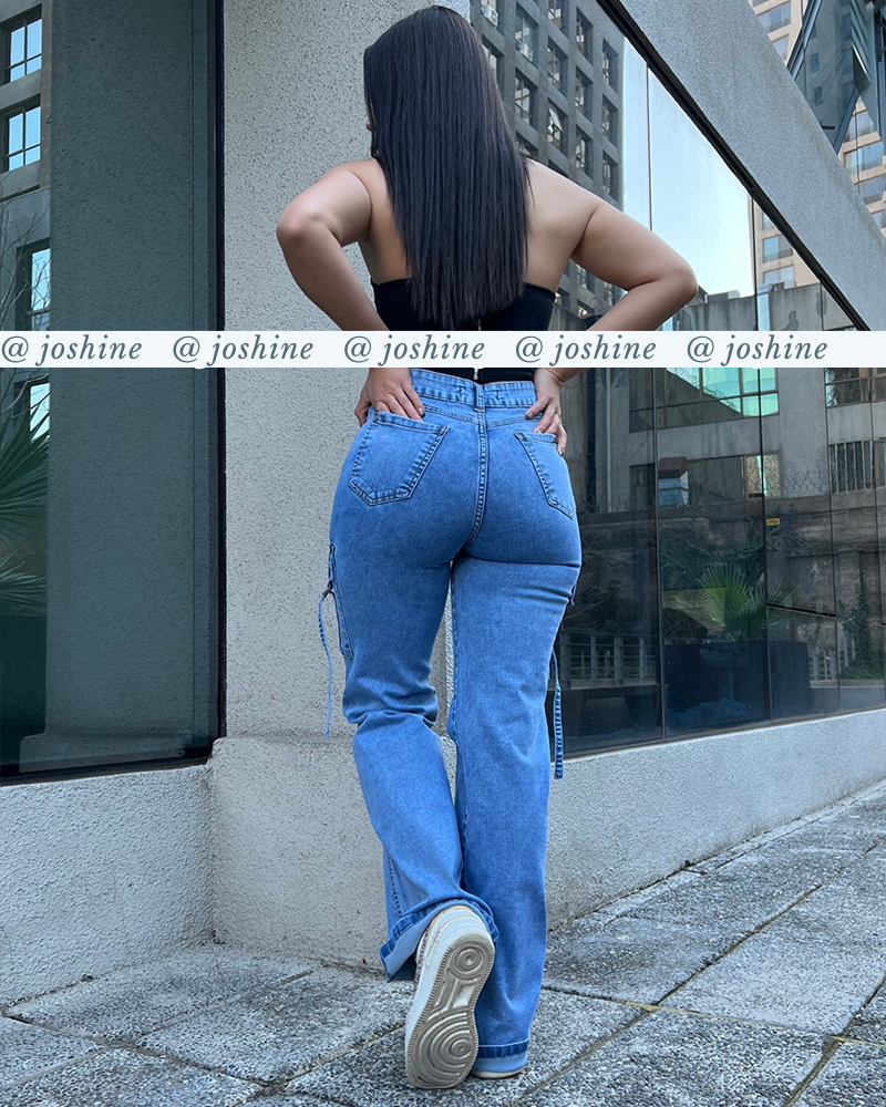 Nuevos jeans de moda de carga premium