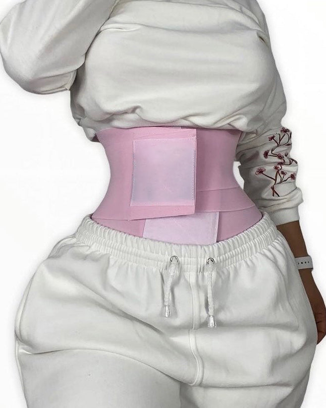 Women Double Compression Belt Workout Waist Trainer