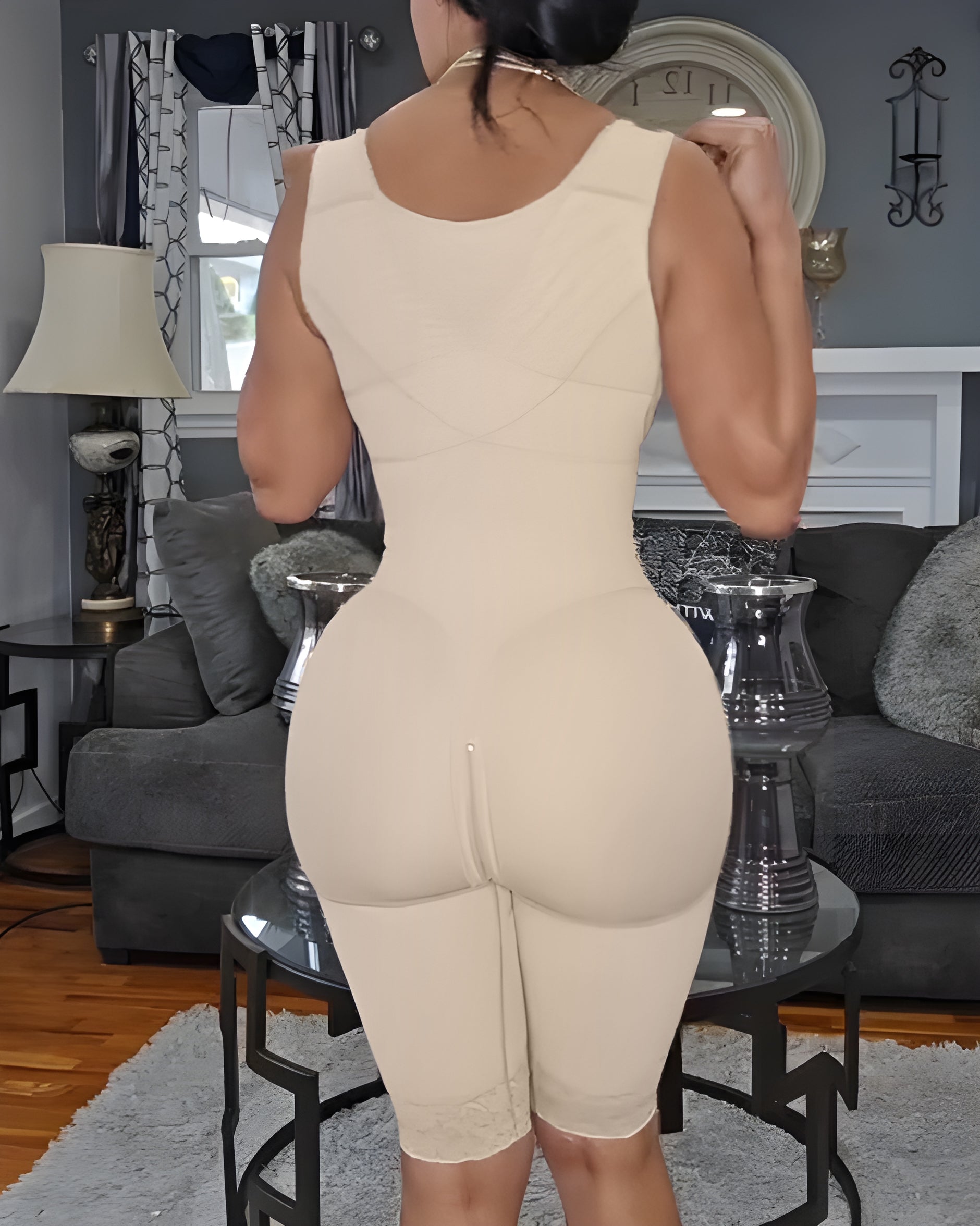 Mid-Length Hourglass Shaping Sleeveless Body Shaper
