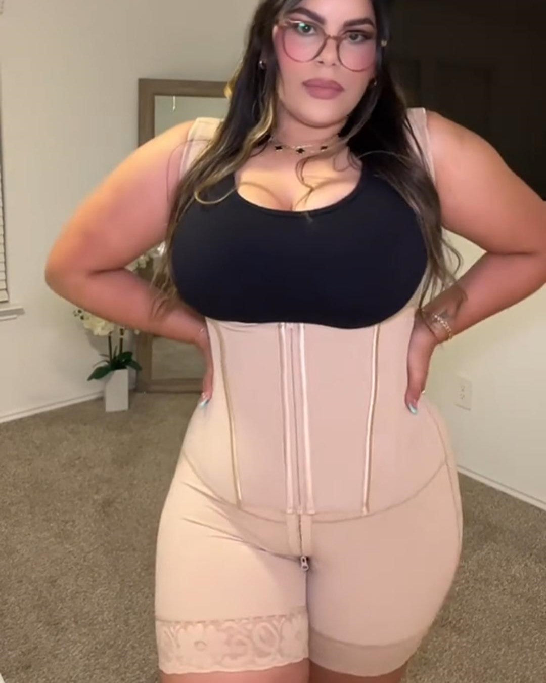 Open-chest Double Compression BBL Shapewear