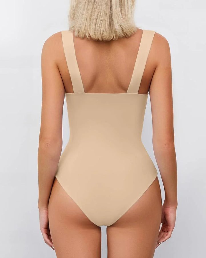 Sweetheart Neck Seamless Sleeveless Thong Shaping Bodysuit