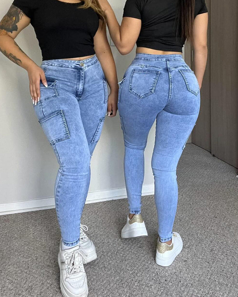 Pocket Skinny Jeans