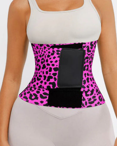 Leopard Print Waist Shaping Belt