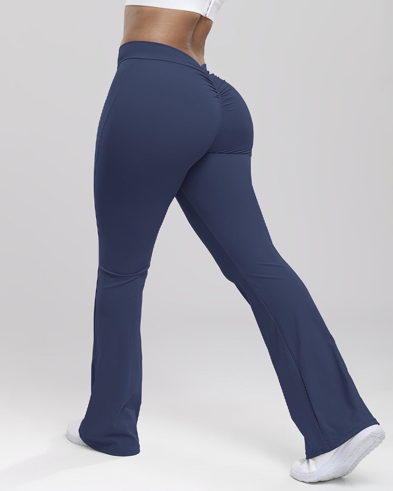 Women Fitness Legging Squat Proof Flared Yoga Pants