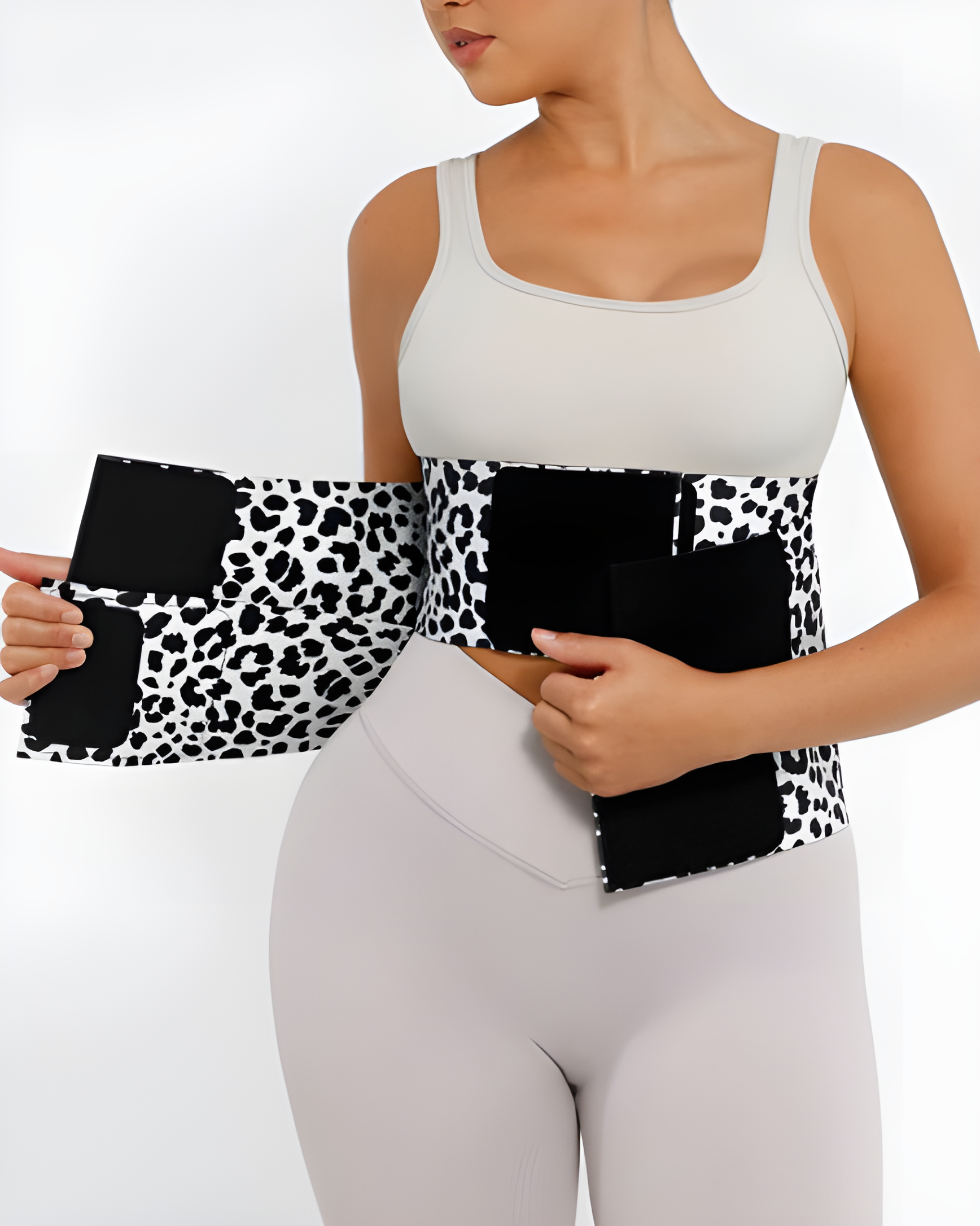 Leopard Print Waist Shaping Belt