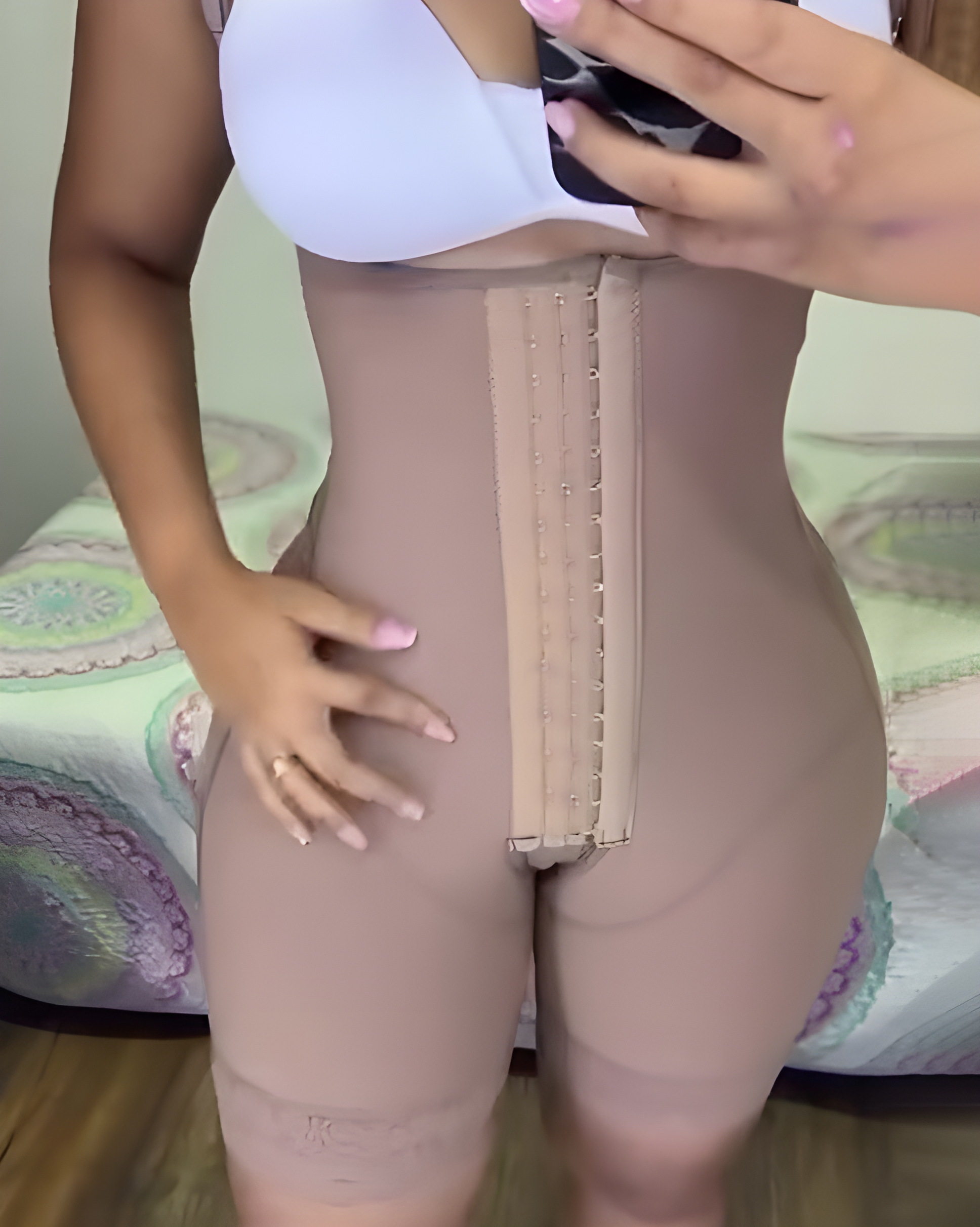 3-Row Hook Eye Body Shaper