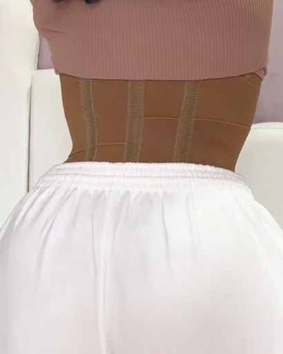 Women Double Compression Belt Workout Waist Trainer