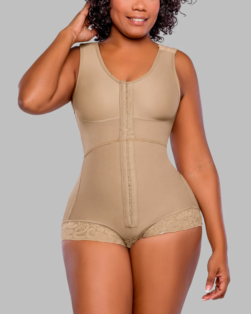 Butt Lifting Hook&Eye Tummy Control Slimming Body Shaper
