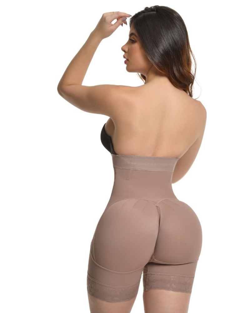 Pantalones cortos push up de cintura súper alta