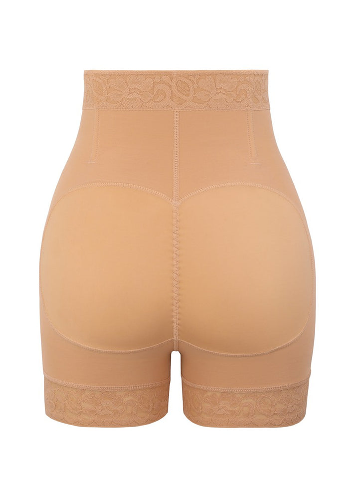 Po-Lifter-Shorts mit hohem Bund und Frontreißverschluss 