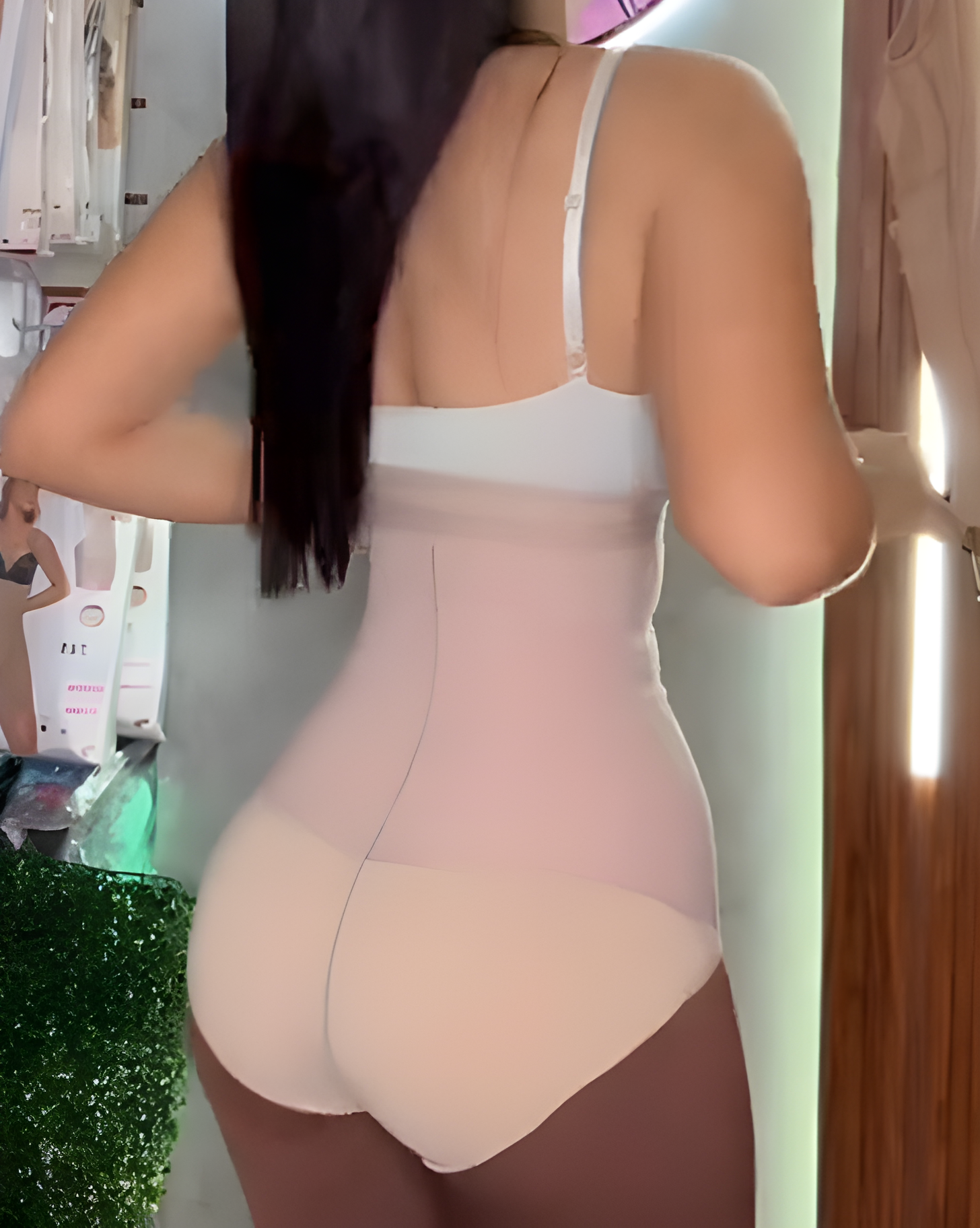 High Waisted Tummy Control Side Hook and Eye Shaping Thong