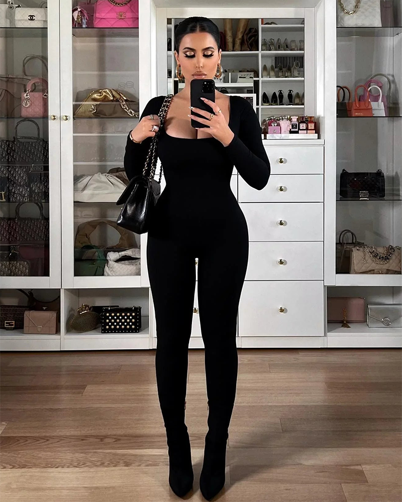 Multifunctional Comfort Stretch Stretch Stretch Jumpsuit
