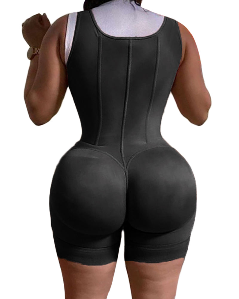 Fashion Double Pressure Abdominal Shaping Full Body Shapewear