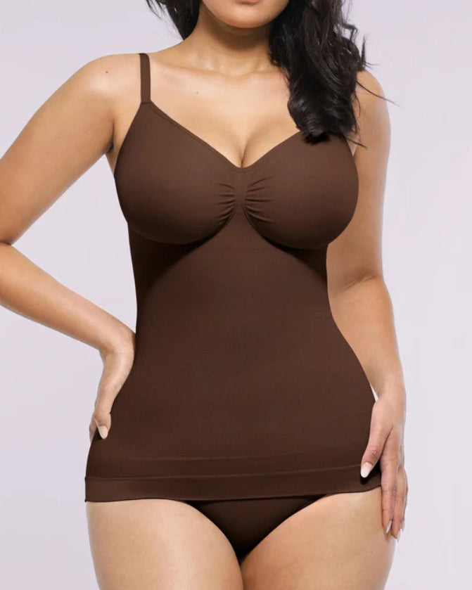 Ribbed V-Neck Camisole Top