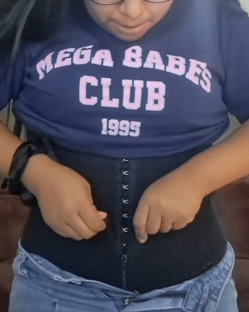 Faja moldeadora ajustable con control de cintura alta para mujer 