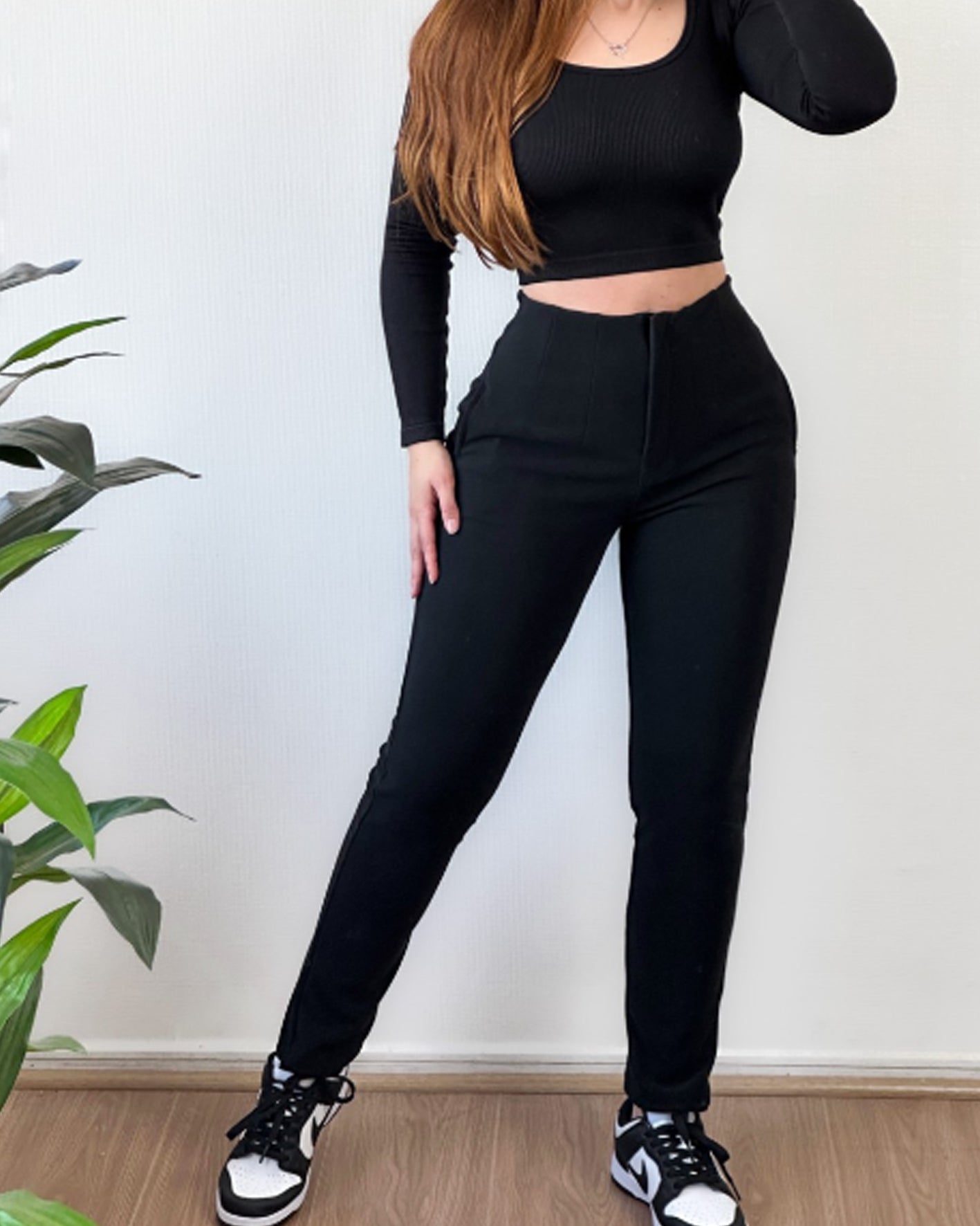 Fashion Waist-Less Headside Pocket Pants