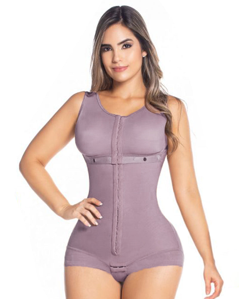 Bruststütze mit Haken- und Ösenverschluss, Bodyshaper zur Bauchkontrolle