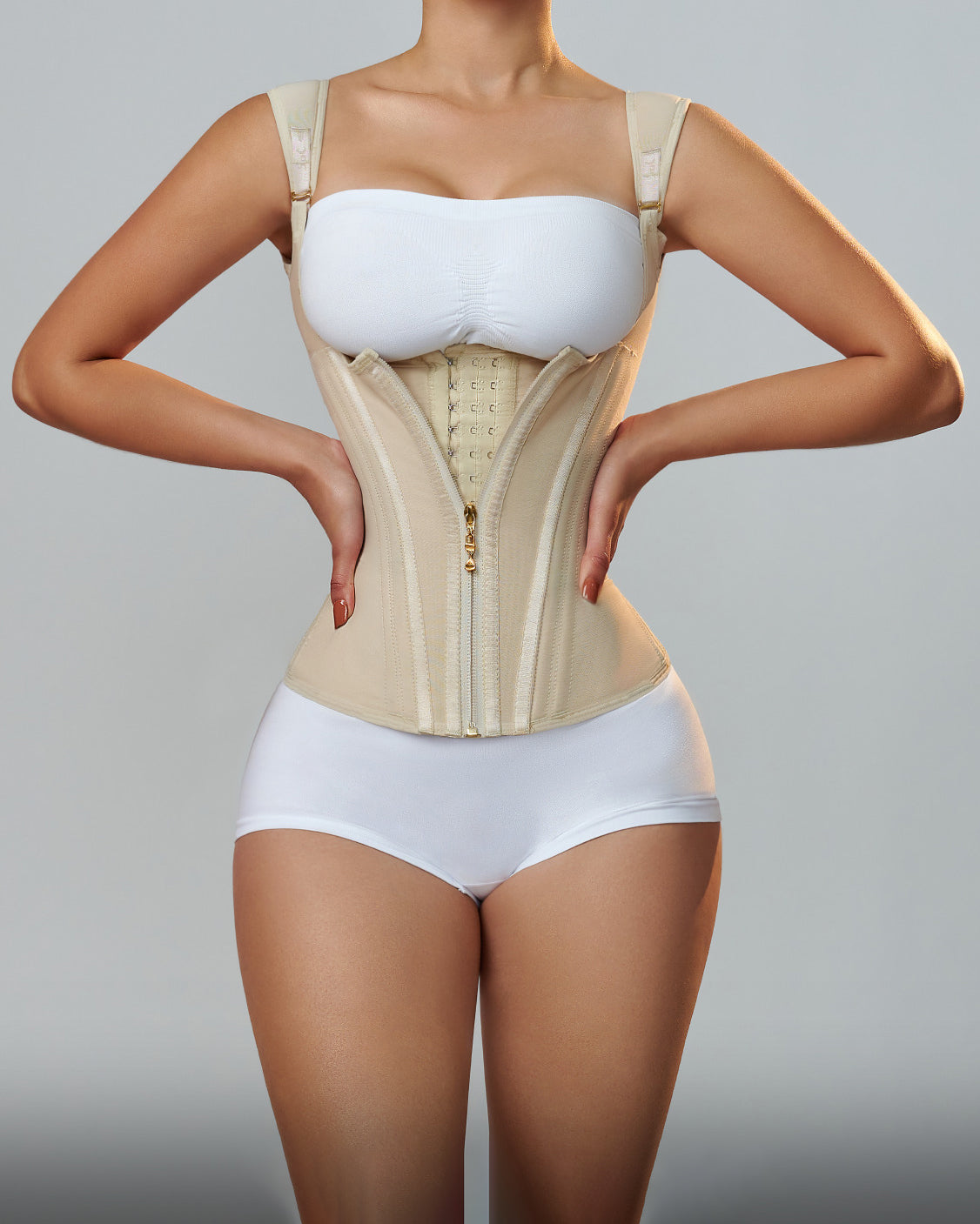 Women Fashion Waist Tummy Trainer Strap Steel Boned