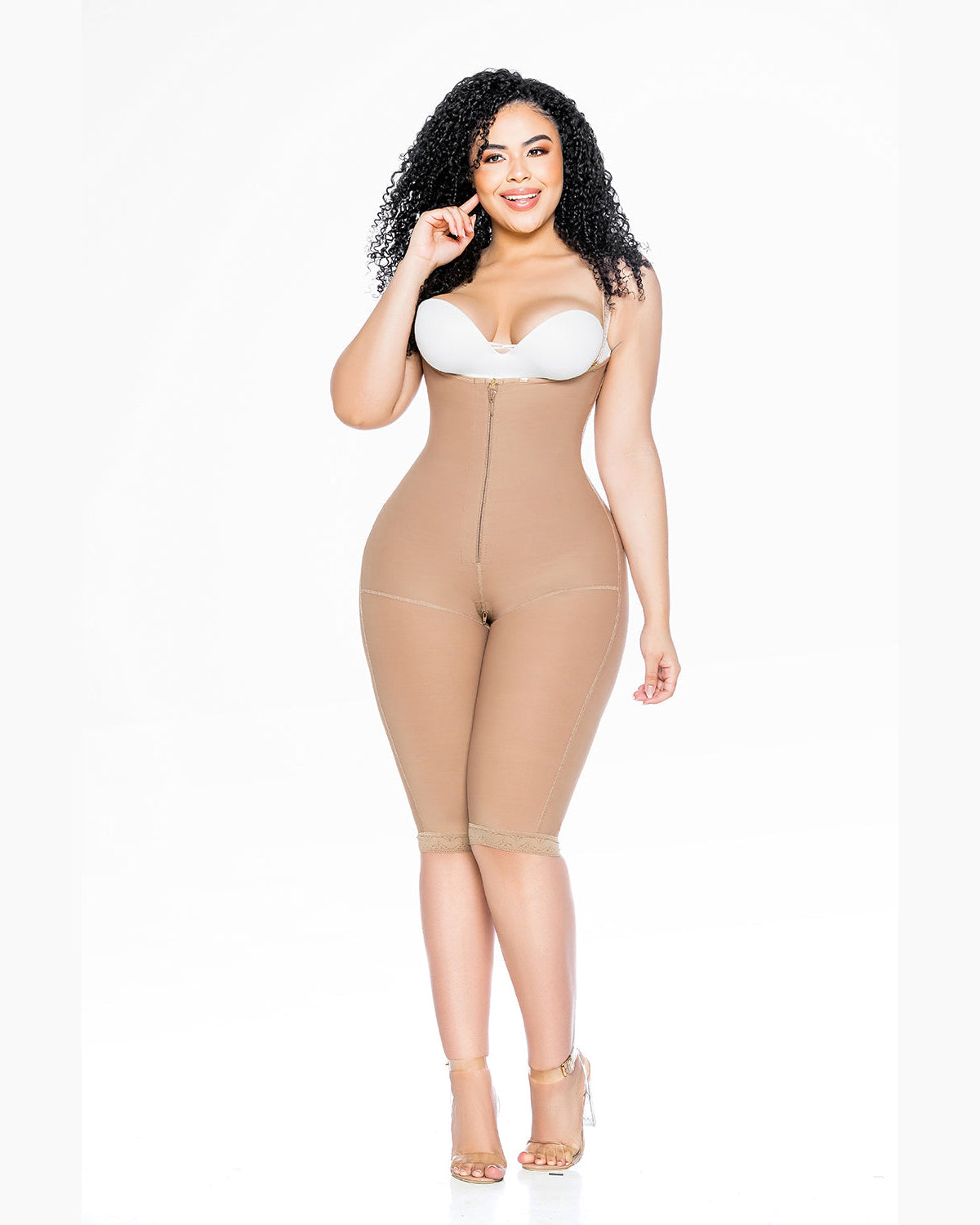 Invisible Effect Knee Length Body Shaper