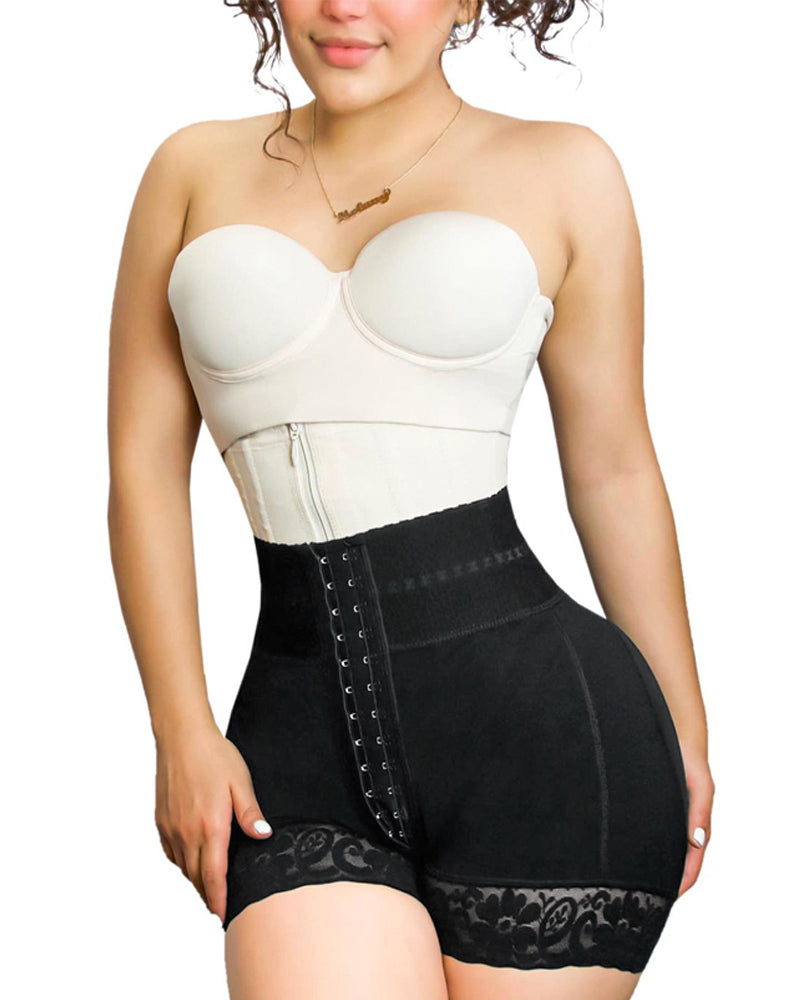 High Waist Guitar Short BBL Frontverschluss zur Kompressionsanpassung