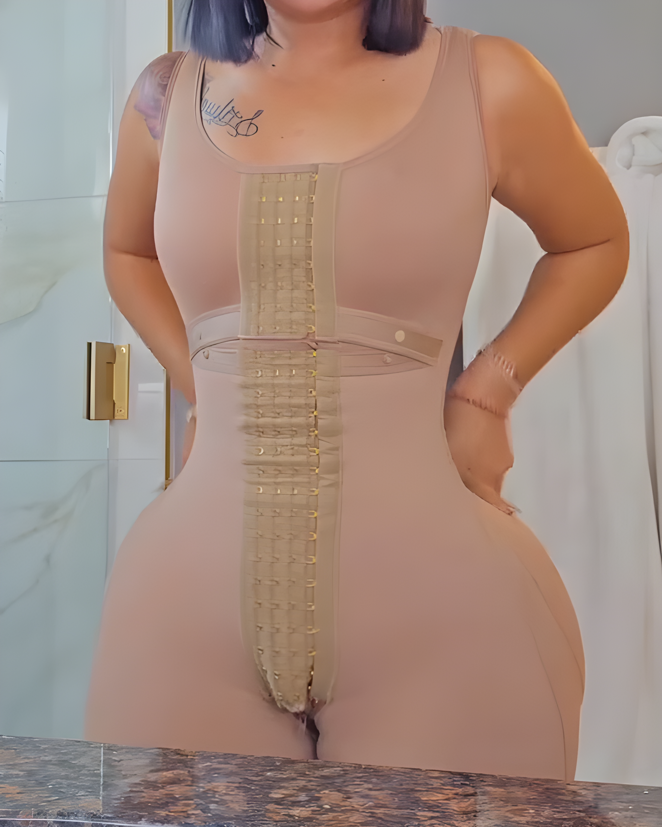 4-Rows Hook and Eye Strong Shaping Body Shaper