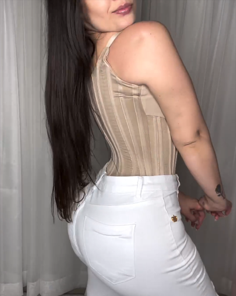 Frauen Neue Sanduhr Shapewear Weste Taille Stahl Gürtel