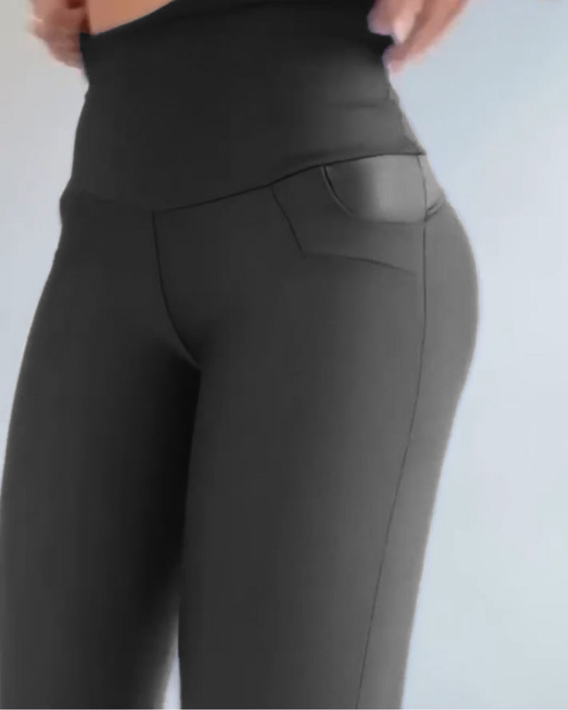 Leggings de moda con cintura alta y control de abdomen