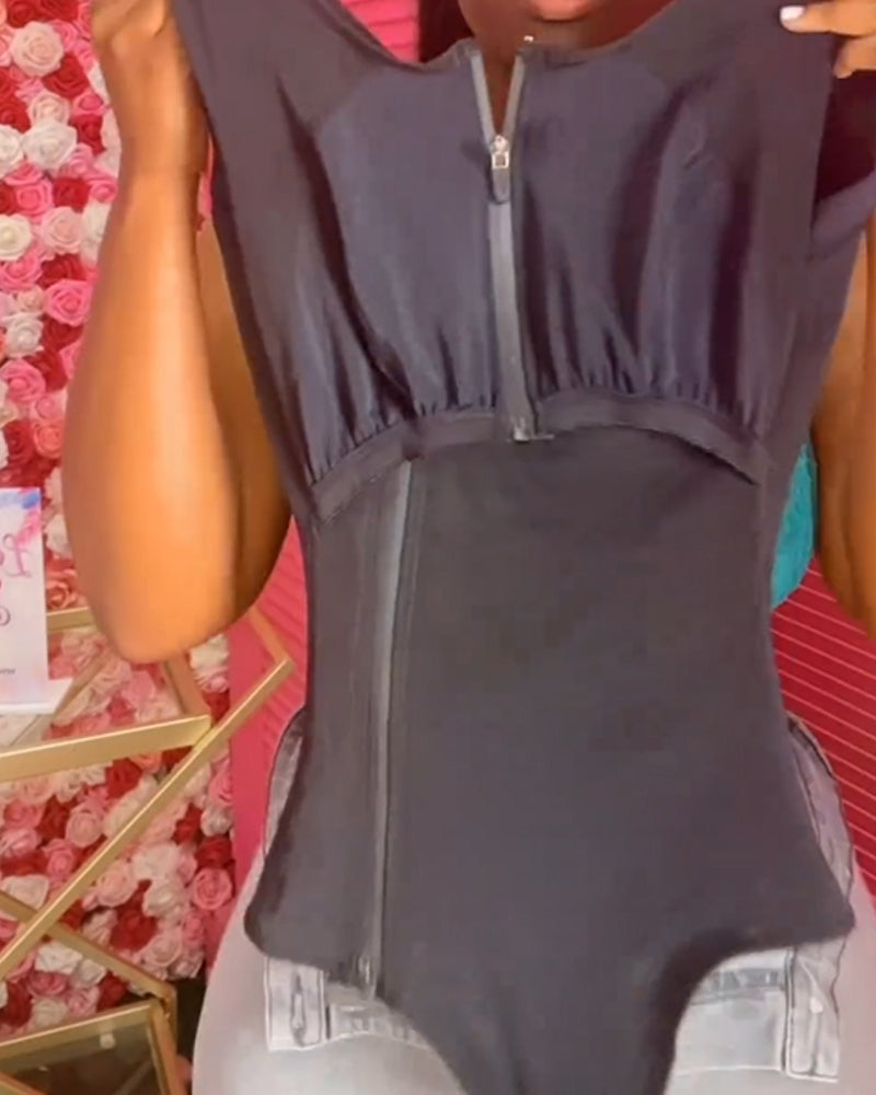 Stage 2 Side zipper Waist Cinching faja Waist Cinching Tummy Control shapewear