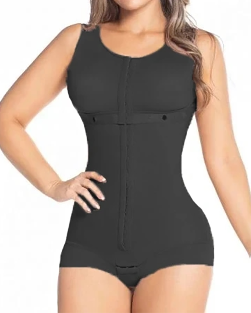 Bruststütze mit Haken- und Ösenverschluss, Bodyshaper zur Bauchkontrolle