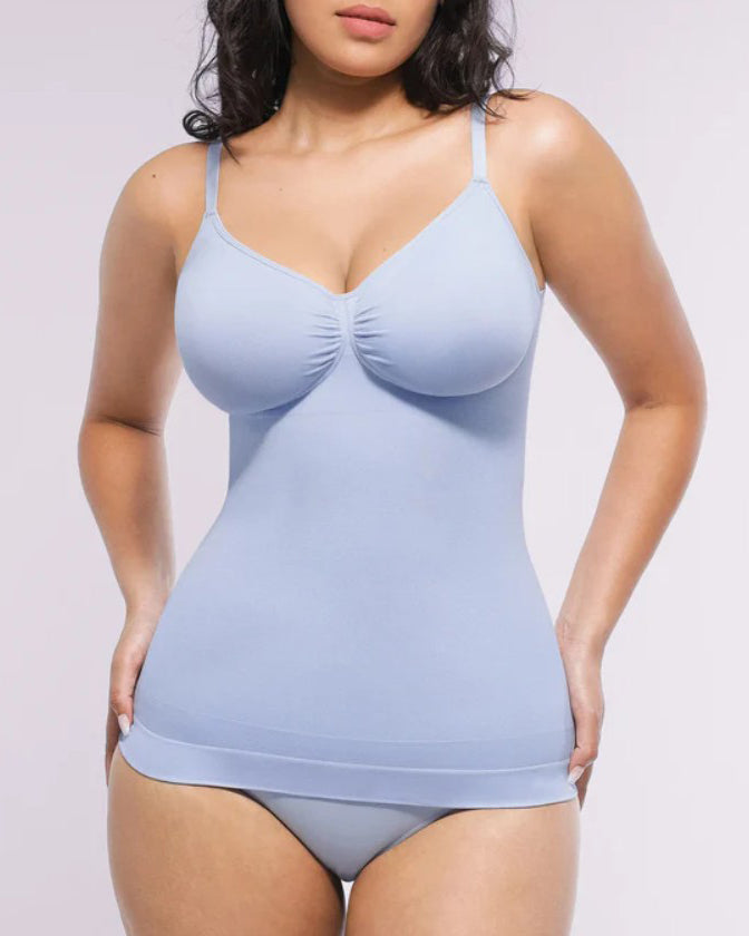 Ribbed V-Neck Camisole Top