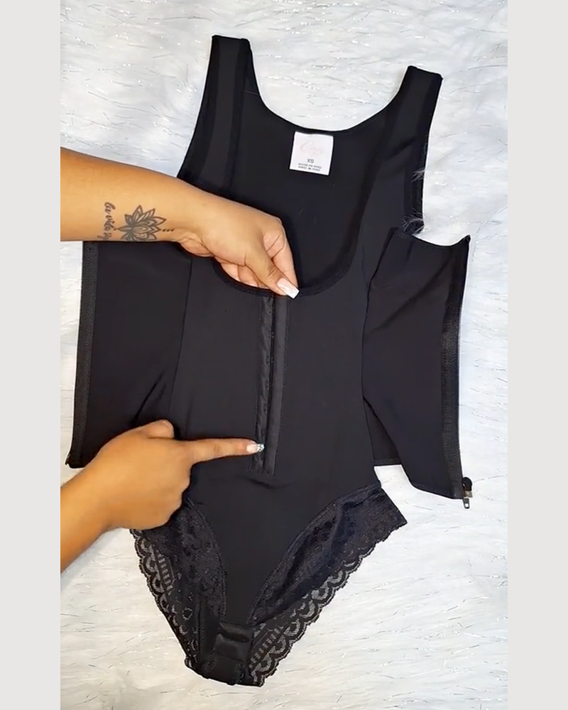 Modischer Bauch-Weg-Shapewear mit doppelter Kompression