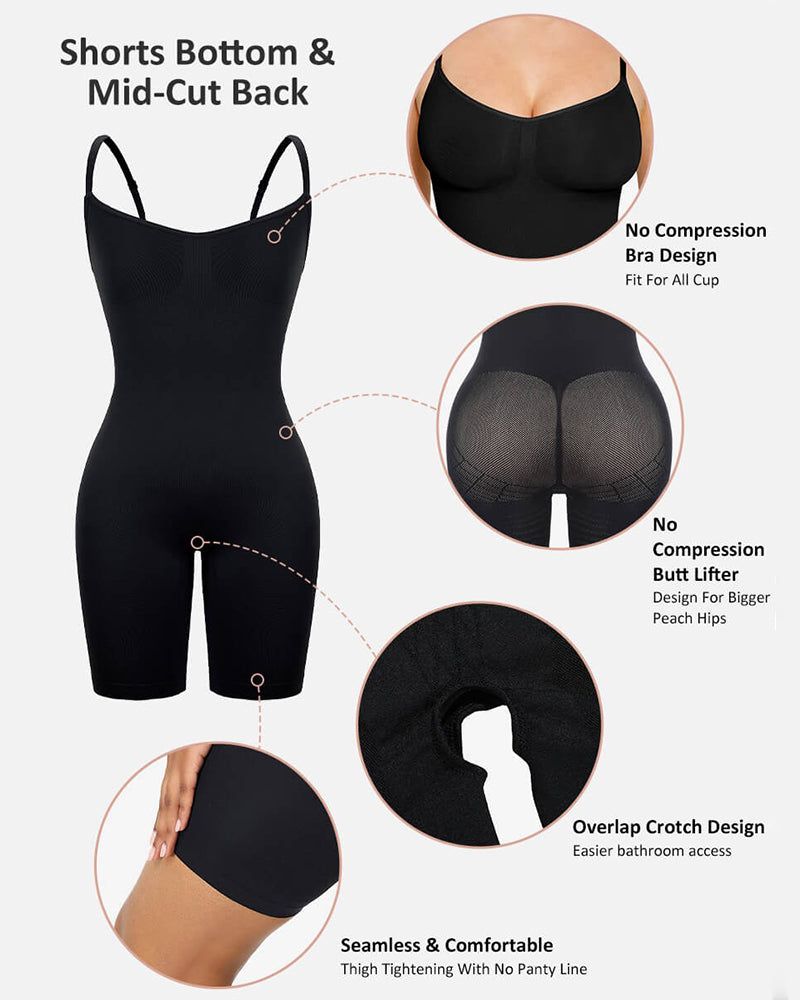 Women High Stretchy Seamless Tummy Control Slimming Bodysuit