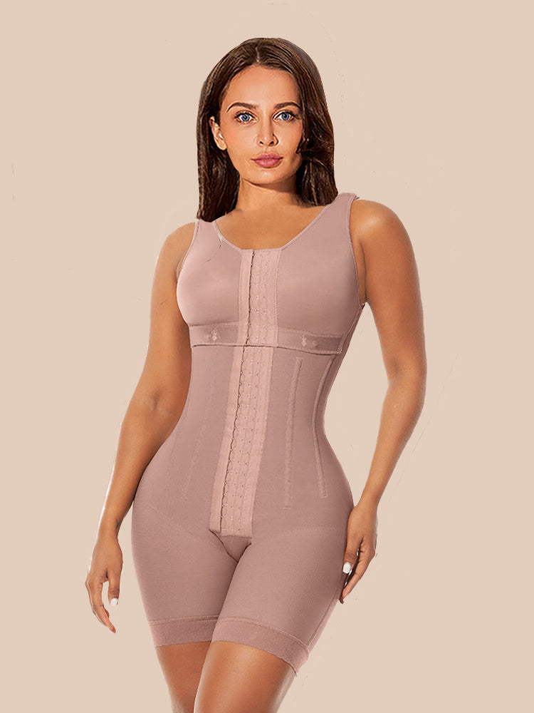 Women's Chest-Packed Body Shaper Postpartum Fajas Colombianas