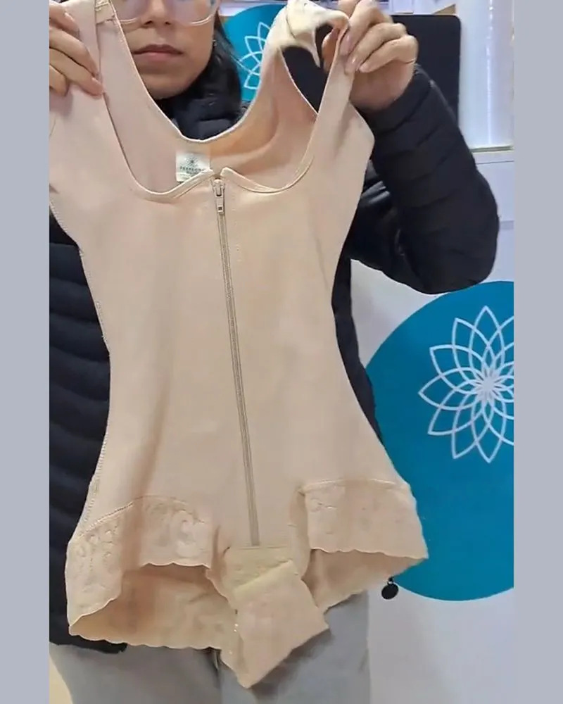 Faja moldeadora ajustable con control de cintura alta para mujer 