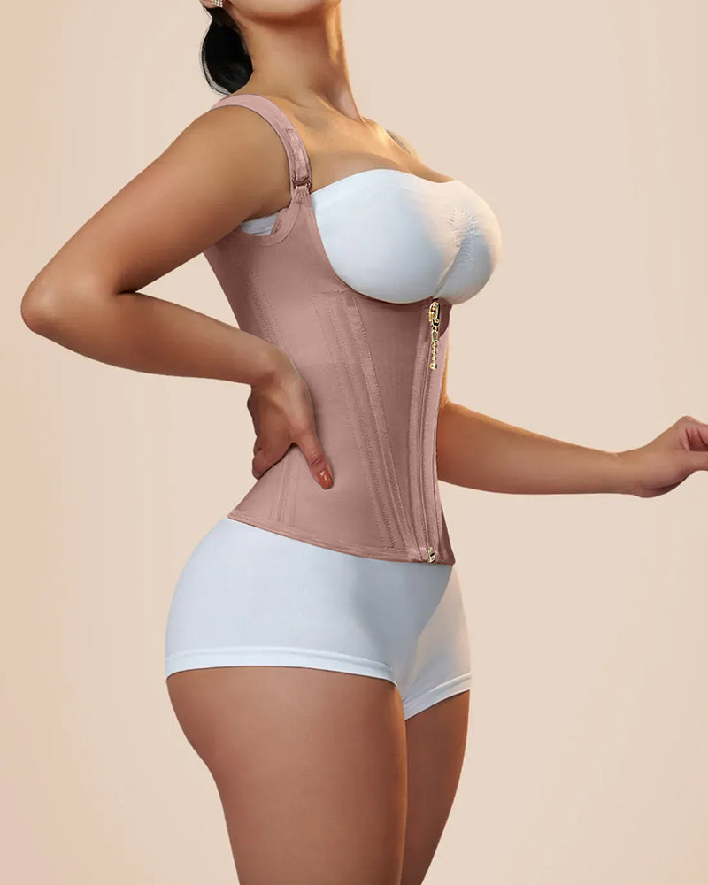Women Fashion Waist Tummy Trainer Strap Steel Boned