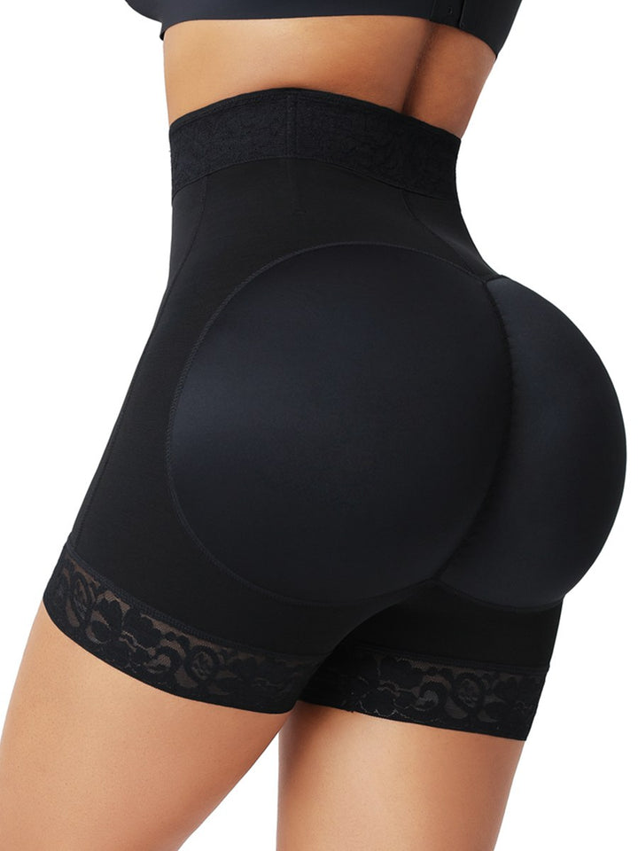 Po-Lifter-Shorts mit hohem Bund und Frontreißverschluss 