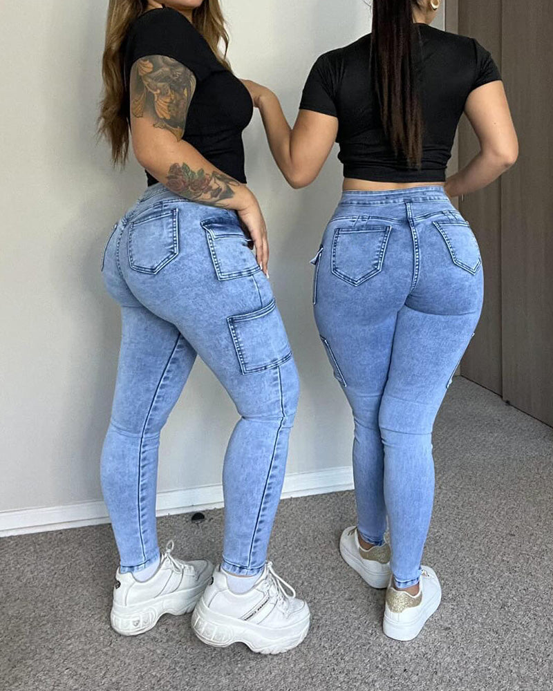 Pocket Skinny Jeans