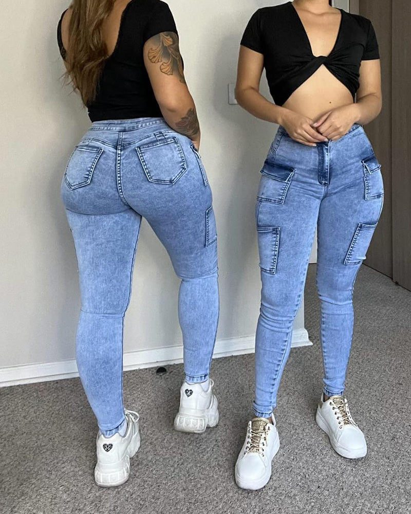 Pocket Skinny Jeans