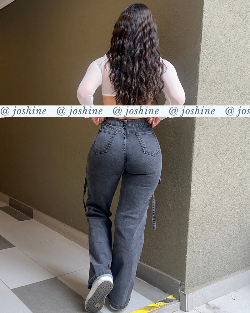 Nuevos jeans de moda de carga premium