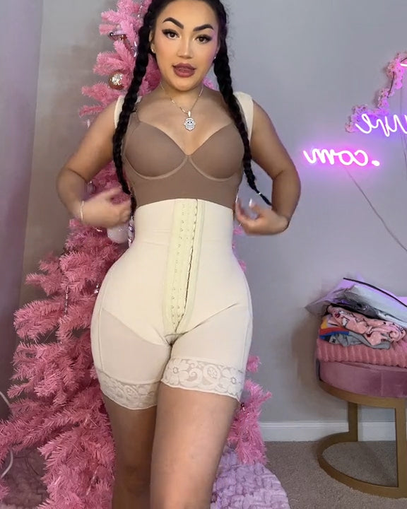 Nueva ropa moldeadora de figura con curvas de encaje a la moda para mujer