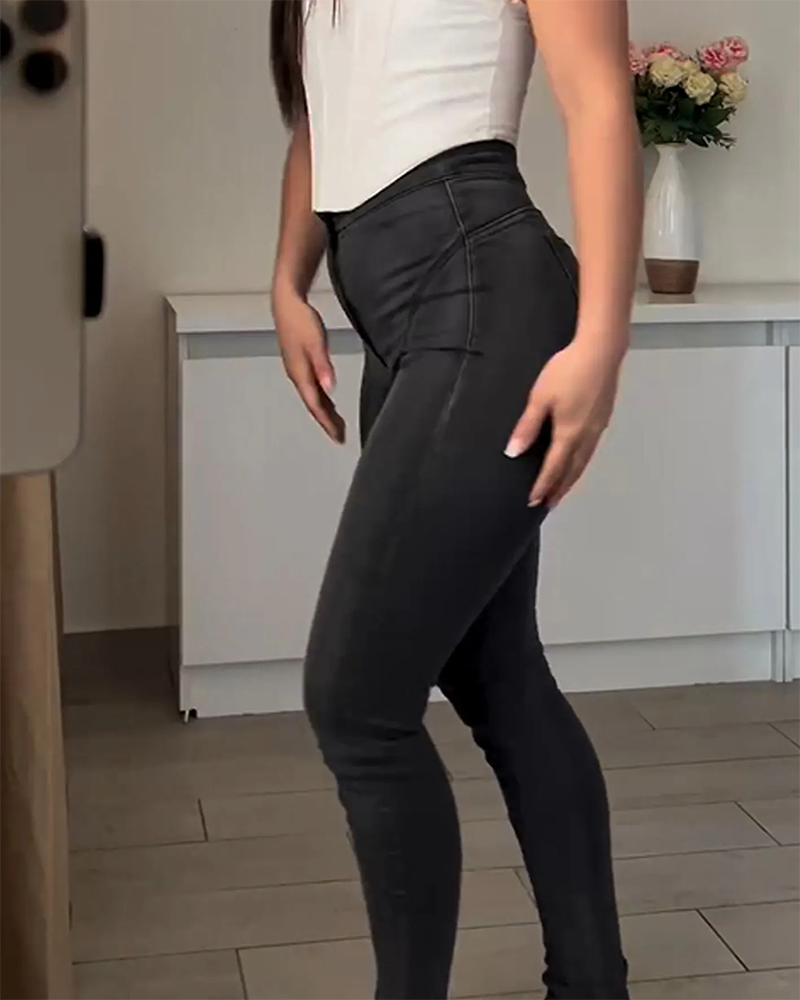 Modische, sexy, hochwertige Skinny-Jeans