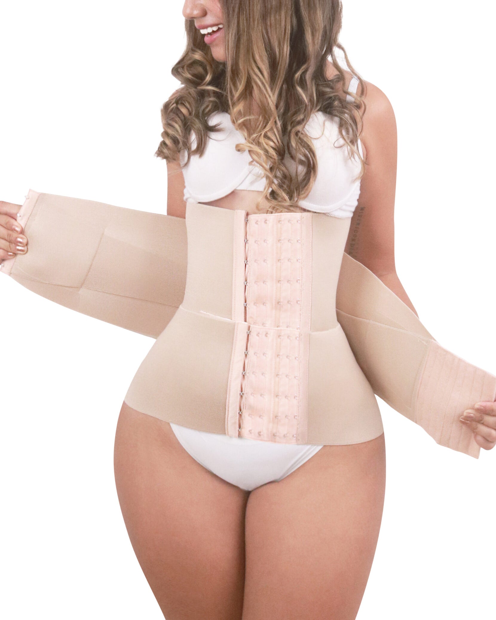 Fashion Hook-eyes Closure Slimming Hourglass Waistband