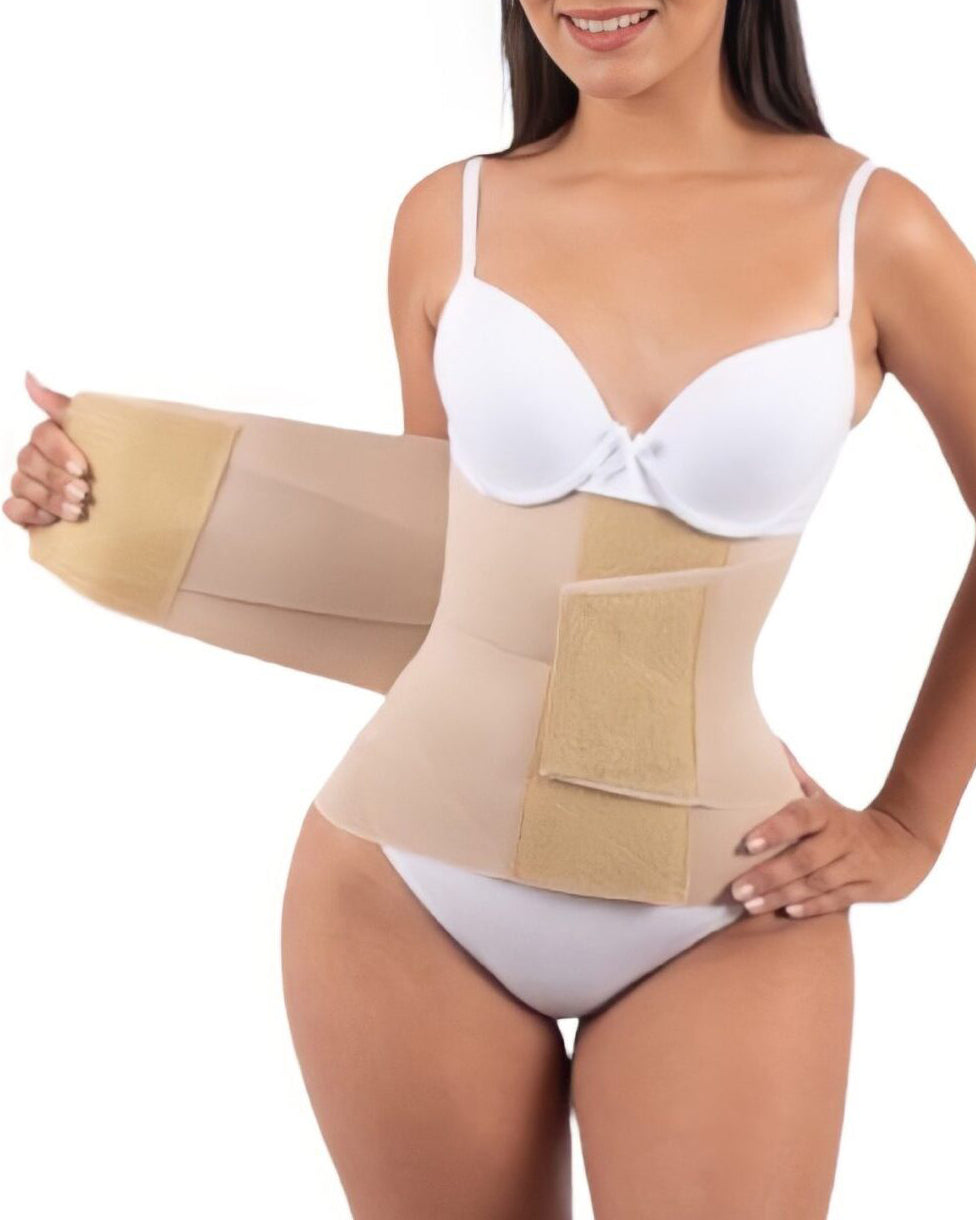 Women Double Compression Belt Workout Waist Trainer