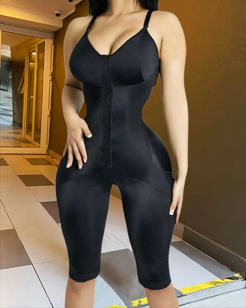 Kompressionsverschluss Haken-Ösen-Po-Lifter-Shapewear für die Mitte des Beins