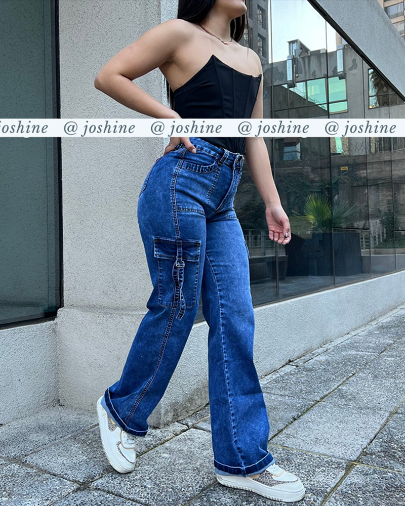 Nuevos jeans de moda de carga premium
