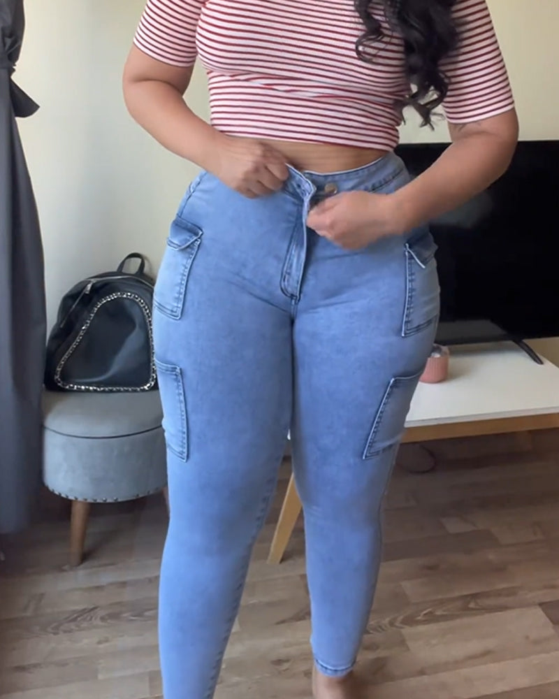 Pocket Skinny Jeans