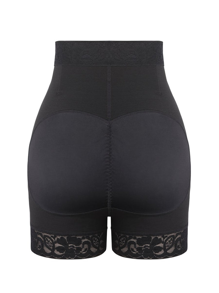 Po-Lifter-Shorts mit hohem Bund und Frontreißverschluss 