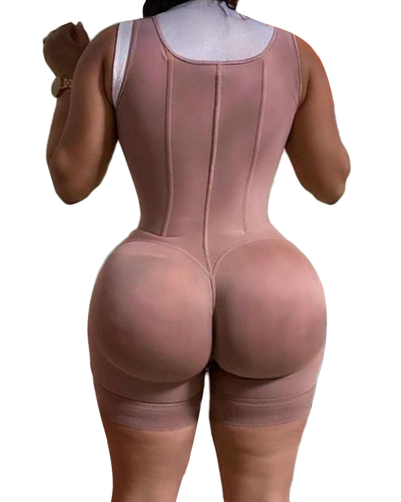 Fashion Double Pressure Abdominal Shaping Full Body Shapewear